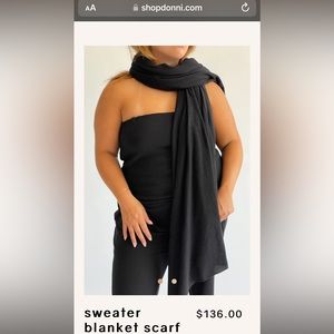 Donni Charm Sweater Blanket Scarf